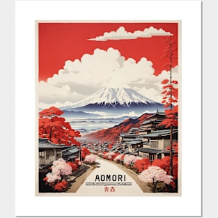 Aomori Japan Vintage Poster Tourism Posters and Art